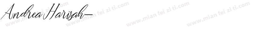 Andrea Harisah字体转换